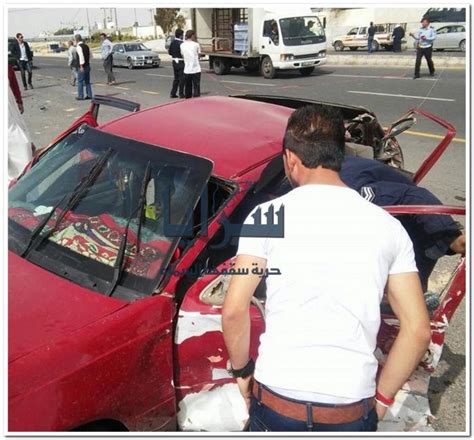 بالصور الكرك وفاة و 4 إصابات بحادث تصادم بين مركبتين بالمشيرفة