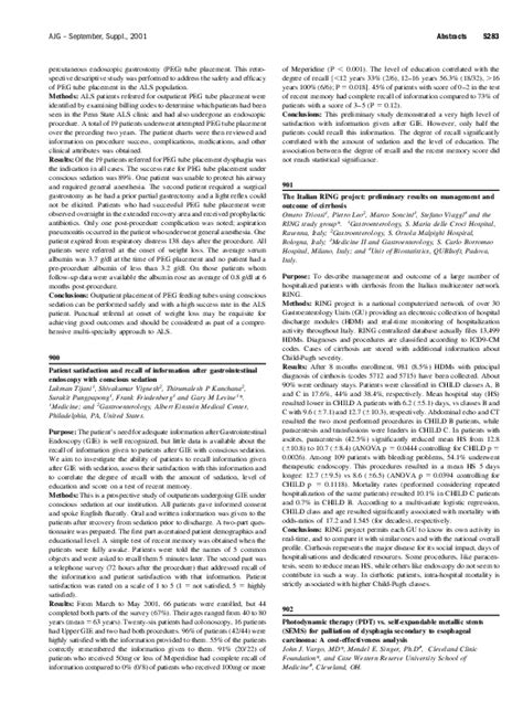 Pdf Patient Satisfaction And Recall Of Information After Gastrointestinal Endoscopy With