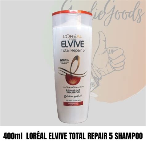 Loréal Paris Elvive Total Repair 5 Shampoo 400ml For Damaged Hair