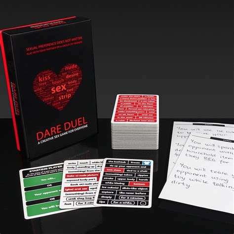 Adult Game Couple Game Dare Duel A Romantic Game For Couples Card Game