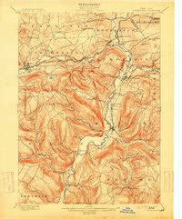 1900 Map Of Schoharie Schoharie County NY High Res Pastmaps