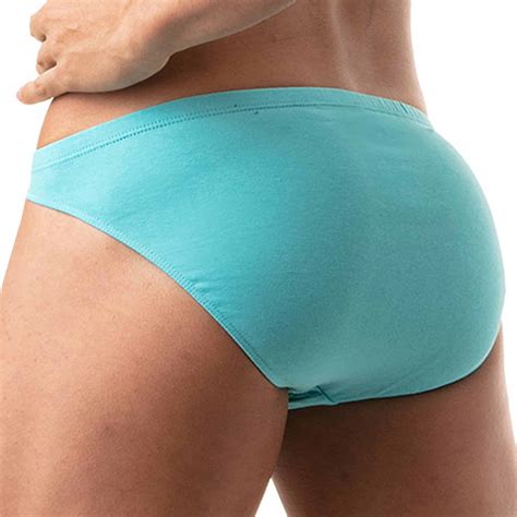 TOF Paris French Cotton Bikini Briefs Turquoise INDERWEAR