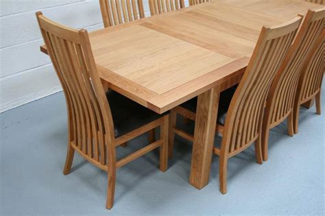 Lichfield Extending Dining Tables 8 Seater Oak Dining Table Set