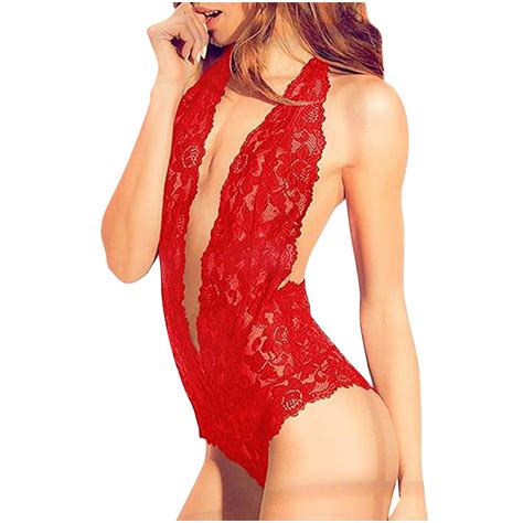 Herrnalise Lingerie Women S Lingerie Sexy Lace Hollow Backless Sexy