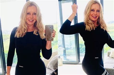 Carol Vorderman 61 Shows Off Ageless Curves As She Becomes Sexy Pilot