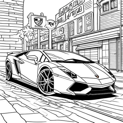 Cool Coloring Pages Lamborghini