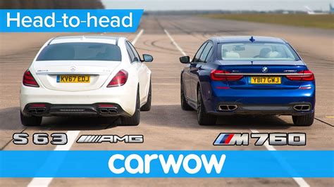 Mercedes AMG S63 Vs BMW M760 DRAG RACE ROLLING RACE BRAKE TEST