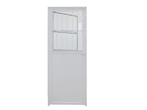 Porta Social Postigo Esquerda 210x80cm Cor Branco