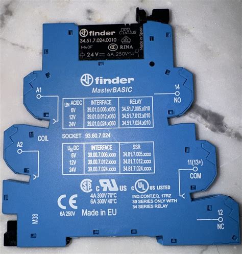 Finder Relay With Finder Masterbasic Socket