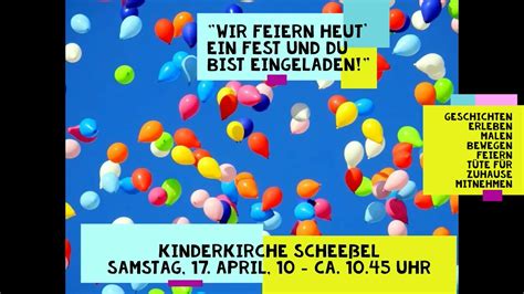 St Lucas Kirchengemeinde Scheeßel Einladung zur Kinderkirche