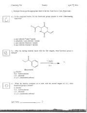 Orgo 2 Exam 3 Answer Key Pdf Course Hero