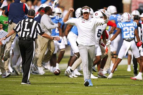 What Lane Kiffin Said About No 9 Ole Miss Beating Auburn 48 34