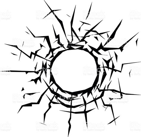 Bullet Hole Vector Art - A Pictures Of Hole 2018