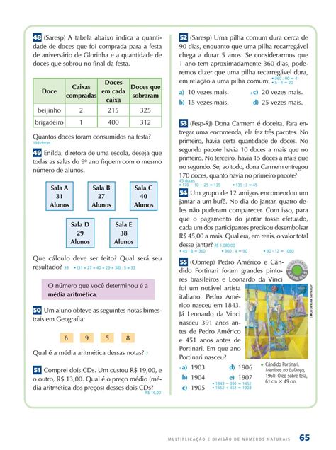 Livro Do 6 Ano De Matemática