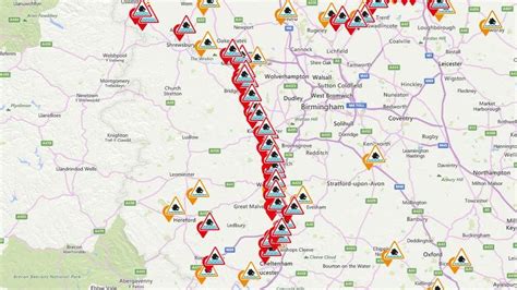 Flood Warnings Span England Stretch Of The River Severn Bbc News