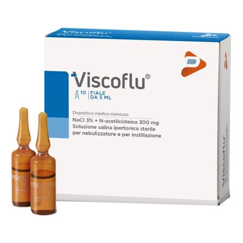 Pharma Line Viscoflu 10 Fiale Da 5ml Soluzione Salina Ipertonica