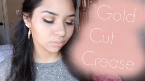 Gold Cut Crease Tutorial Youtube