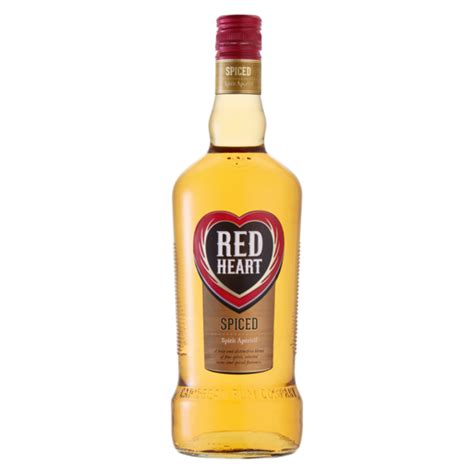 Red Heart Spiced Spirit Aperitif Bottle 750ml Rum Spirits