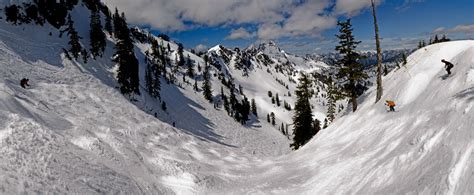 Alpental still has loads of snow. This was a shot I took of ...