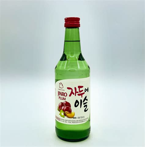 Jinro Chamisul Plum Soju South Korea 375ml Grapes And Grains