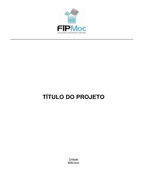 PDF Anexo2 Modelo Projeto De Pesquisa DOKUMEN TIPS