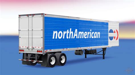 Refrigerated semi-trailer North American for American Truck Simulator