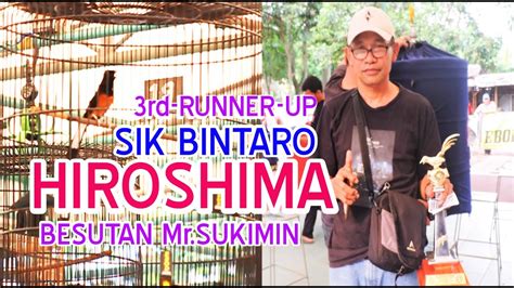 MURAI BATU HIROSHIMA 3rD RUNNER UP BESUTAN Mr SUKIMIN SIK