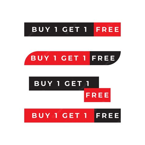 Premium Vector Buy 1 Get 1 Free Label Banner Template Shop Now