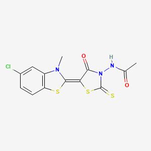 N 5 5 Chloro 3 Methyl 3H Benzothiazol 2 Ylidene 4 Oxo 2 Thioxo