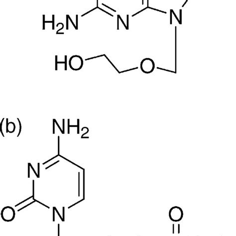 A Chemical Structure Of Acyclovir Download Scientific Diagram