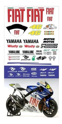 Kit Adesivos Moto Yamaha R1 Fiat 2007 Ca 03023 Parcelamento Sem Juros