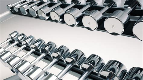 Chrome Dumbbells From Kg To Kg Technogym