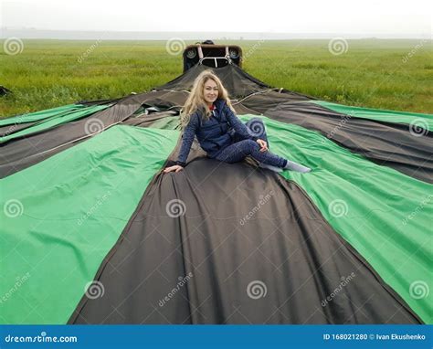 Adventure Love Couple On Hot Air Balloon Watermelon Man And Woman Kiss Hug Love Each Other