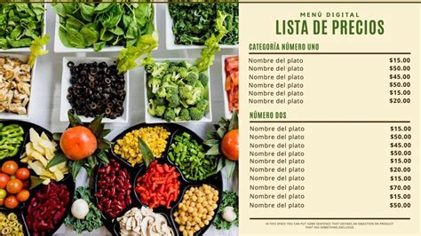 Plantillas De Listas De Precios