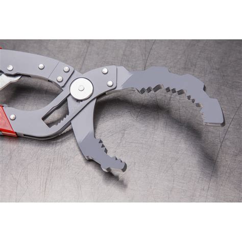 Oil Filter Pliers Self Adjusting Angled MDTools