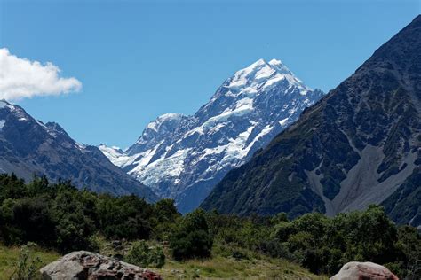 Aoraki Mount Cook National Park Map Mackenzie Country New Zealand