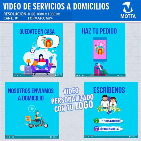 VÍDEO PARA HACER PUBLICIDAD DE ENVIÓ A DOMICILIO