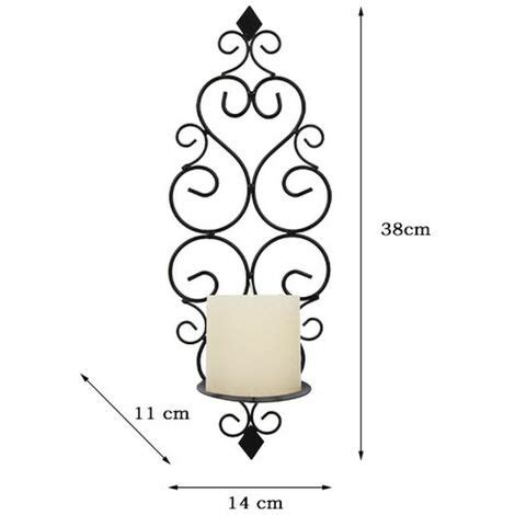 Noirlot De Bougeoirs Photophore Chandelier Porte Bougie Mural Murale