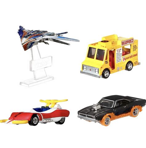 Hot Wheels Marvel Premium Pack Bundle Hot Wheels Vehicles Inspired By Marvel Characters