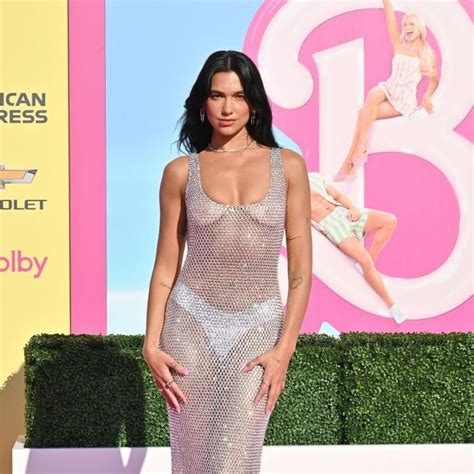 Dua Lipa Estava Maravilhosa Vestido Super Transparente Purebreak