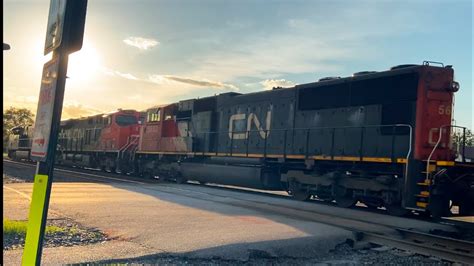 Amazing K5LA From NS 7611 With A CN SD75I Trailing On Ethanol Train In