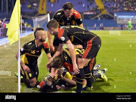 Zagreb Croatie Steven Defour En Belgique Daniel Van