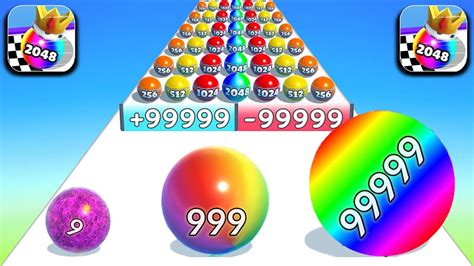 Satisfying Mobile Game Max Levels Ball Run 2048 3 Satisfying And