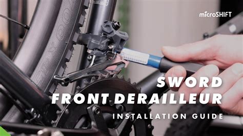 MicroSHIFT Sword Front Derailleur Installation Guide YouTube