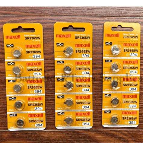 Maxell Original Zero Mercury Sr Sw V Silver Oxide Watch Battery