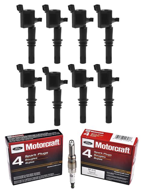 Set Of Isa Ignition Coils Motorcraft Brand Spark Plugs Compatible