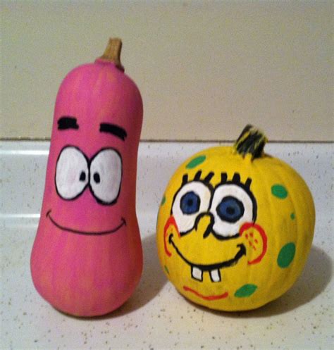 My Patrick And Spongebob Pumpkins Pumpkin Decorating Contest Pumpkin