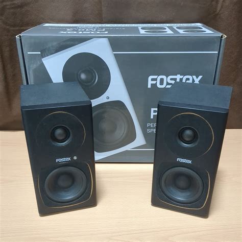 【やや傷や汚れあり】【1円スタート】fostex Pm03 アクティブスピーカー モニタースピーカー フォステクス Black ブラック