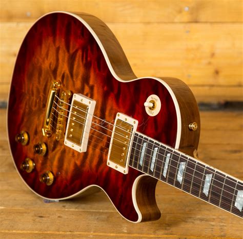 Gibson Custom Modern Class Les Paul A Quilt Bengal Burst M M Peach