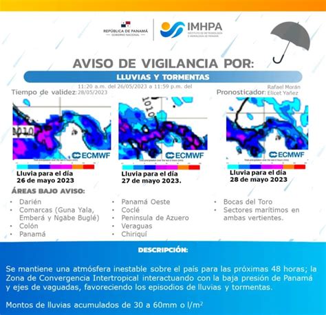 Telemetro Reporta On Twitter Emiten Aviso De Vigilancia Hasta El 28